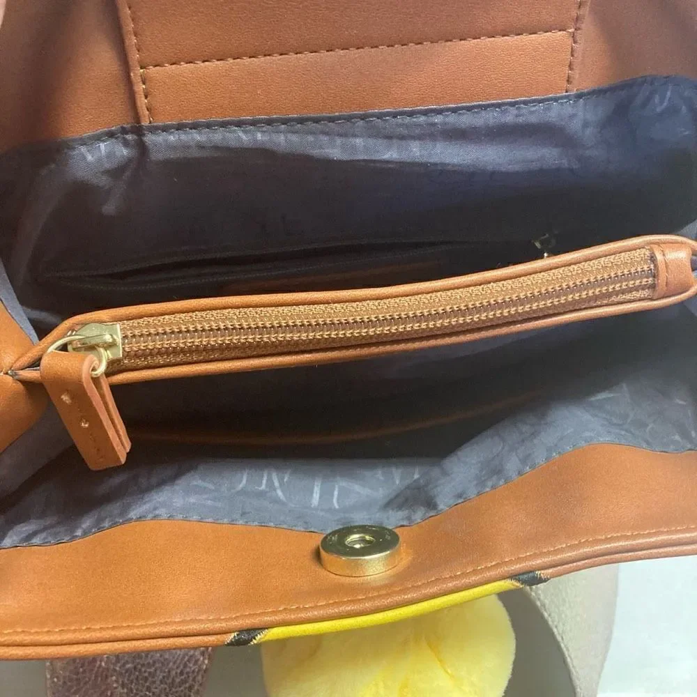 DANIELLE NICOLE Disney‎ Parks Tinkerbell Convertible Backpack Handbag Brown - Picture 10 of 12